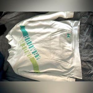 Under Amour Youth Large White Sweatshirt.